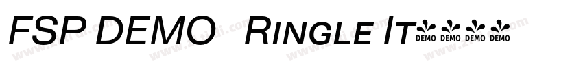 FSP DEMO   Ringle It字体转换
